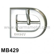 MB429 - "DKNY" D Shape Buckle With Pin